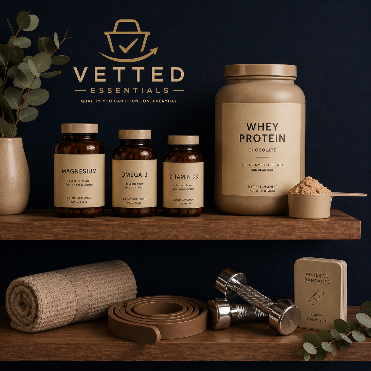 Vetted Essentials Performance Supplements, Nutrition, Vitamins and Nutrients